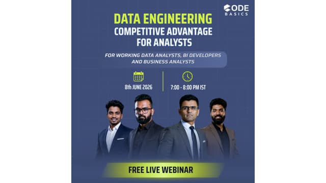 Data Engineering: A Competitive Advantage for Data Analysts | Session Highlights