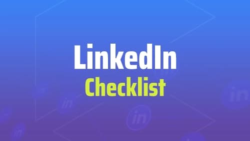 LinkedIn Checklist