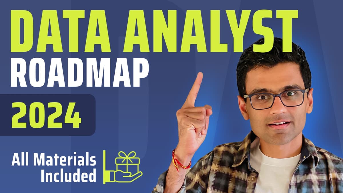 Data Analyst Roadmap 2024
